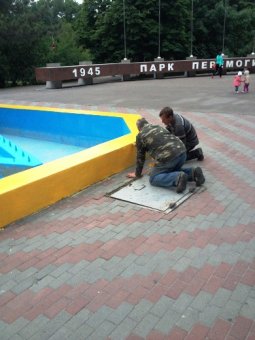 В Одессе после ремонта включили фонтан-памятник Стефану Джевецкому