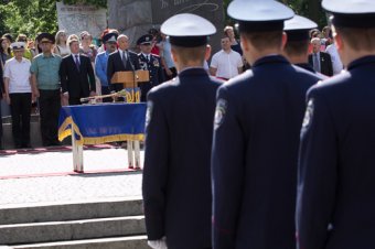 Курсантов Одесского государственного университета внутренних дел посвятили в защитники правопорядка (фото)