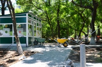 Трасса здоровья освобождается от разрухи прошлых лет (фото)