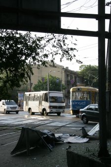 Последствия ночных взрывов в Одессе 