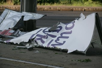 Последствия ночных взрывов в Одессе 