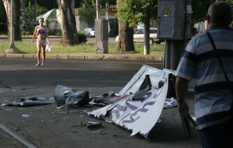 Последствия ночных взрывов в Одессе 