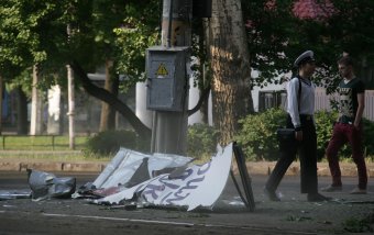 Последствия ночных взрывов в Одессе 