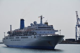 Через 20 минут Thomson Spirit покинет одесский порт (фото)