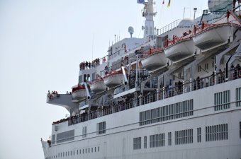 Через 20 минут Thomson Spirit покинет одесский порт (фото)