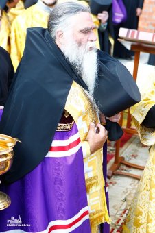 Митрополит Агафангел совершил закладку храма в честь блаженной старицы Матроны (фото)