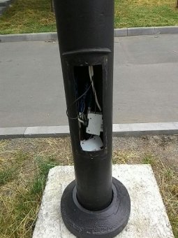 «Одесгорсвет» восстановил наружное освещение в Лунном парке