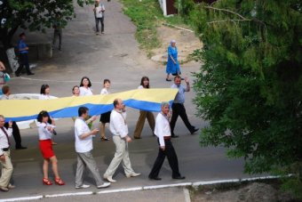 Торжественные мероприятия в Коминтерновском районе, посвященные празднованию Дня Конституции Украины (фото) 
