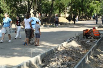 Десантный бульвар в Одессе преображается! (фото)