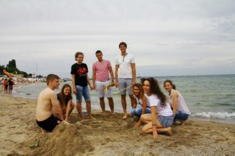 Одесситы отжались на Дне молодежи (фото)