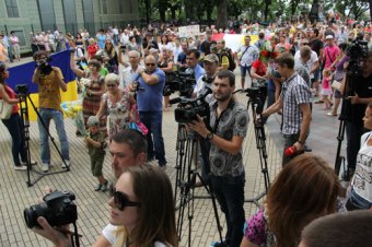 Одесса встретила бойцов 18-го территориального батальона (фото)