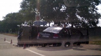 Столкновение двух автомобилей произошло вблизи Одессы 