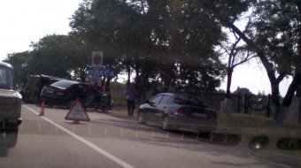 Столкновение двух автомобилей произошло вблизи Одессы 