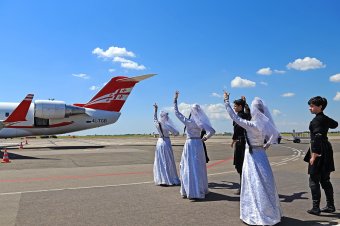 Теперь одесский аэропорт сотрудничает и с авиакомпанией «Georgian Airways» (фото)