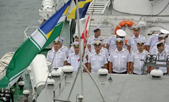 В Одессе торжественно отмечают день ВМС Украины (фото)