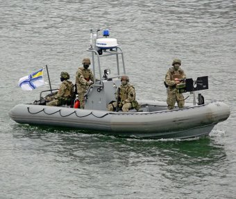 В Одессе торжественно отмечают день ВМС Украины (фото)