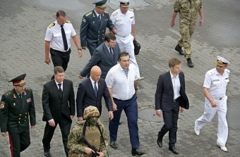В Одессе торжественно отмечают день ВМС Украины (фото)