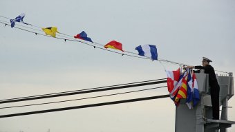 В Одессе торжественно отмечают день ВМС Украины (фото)