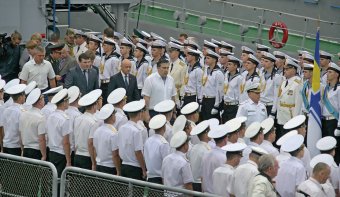 В Одессе торжественно отмечают день ВМС Украины (фото)