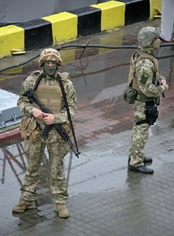 В Одессе торжественно отмечают день ВМС Украины (фото)