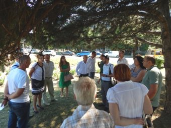 В Одессе благоустраивают площадь имени Бориса Деревянко