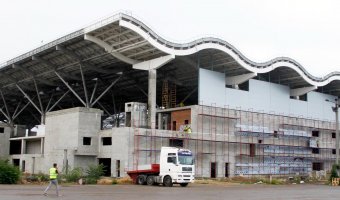 Новый терминал Международного аэропорта Одесса строят в три смены