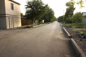 Новая асфальтированная дорога появилась в Одессе на улице Тульской