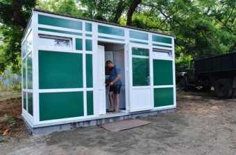 На Трассе здоровья в Одессе завершена установка туалетов (фото)