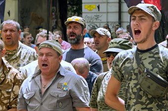 "Правый сектор" сходил в гости к начальнику региональной милиции (фото)
