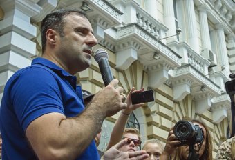 "Правый сектор" сходил в гости к начальнику региональной милиции (фото)