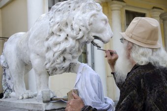 Львам Воронцовского дворца вернут первоначальный облик (фото)