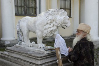Львам Воронцовского дворца вернут первоначальный облик (фото)
