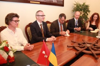 Одессу посетил Чрезвычайный и Полномочный посол Швейцарии в Украине (фото)
