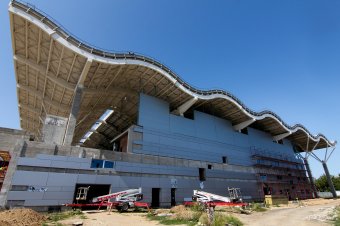 Монтаж кровли нового терминала Международного аэропорта Одесса выполнен на 100% (фото)