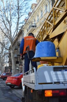 КП «Одесгорсвет» отчиталось о ремонте наружного освещения 