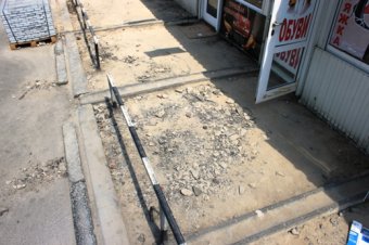 Благоустройство территории вокруг Малиновского рынка стартовало! (фото)