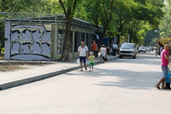 В Одессе продолжается благоустройство Десантного бульвара (фото)