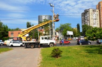 «Одесгорсвет» снова отчитался о ремонте наружного освещения