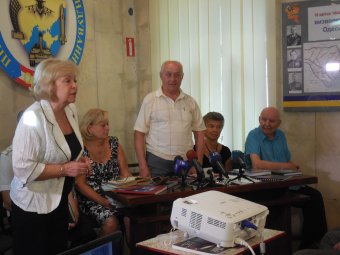 Участники героической обороны Одессы встретились с молодыми офицерами