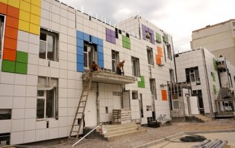 В Суворовском районе Одессы идет подготовка к вводу в эксплуатацию детского сада и детской поликлиники (фото)