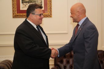 Геннадий Труханов  встретился с министром иностранных дел Литвы (фото)