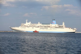 Одессу посетил пассажирский лайнер «Thomson Spirit» (фото)