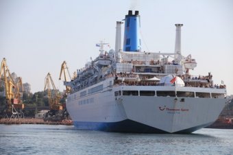 Одессу посетил пассажирский лайнер «Thomson Spirit» (фото)