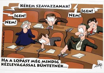 На Соборной площади Одессы проходит выставка политической карикатуры (фото)