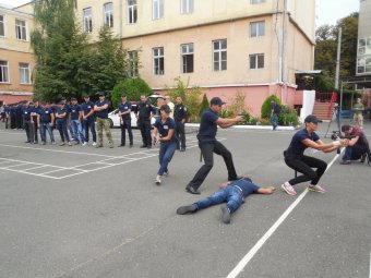В Одессе прошла открытая тренировка новых полицейских