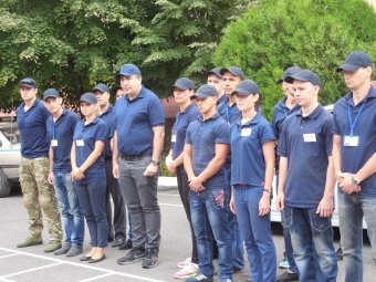 В Одессе прошла открытая тренировка новых полицейских