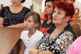Мэр Одессы встретился с семьями милиционеров, погибших при исполнении служебного долга (фото)