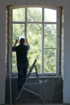 В Одессе продолжается капремонт детской поликлиники №7 по ул. Старопортофранковской