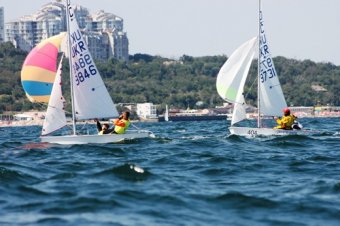В Одессе соревновались яхтсмены