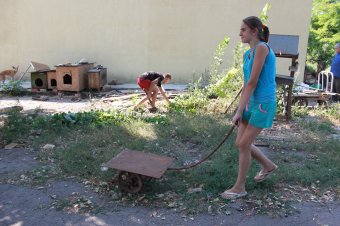 На Бугаевке прошел субботник (фото)
